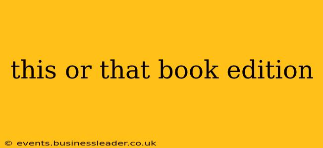 this or that book edition