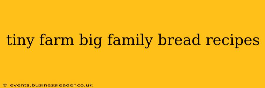 tiny farm big family bread recipes