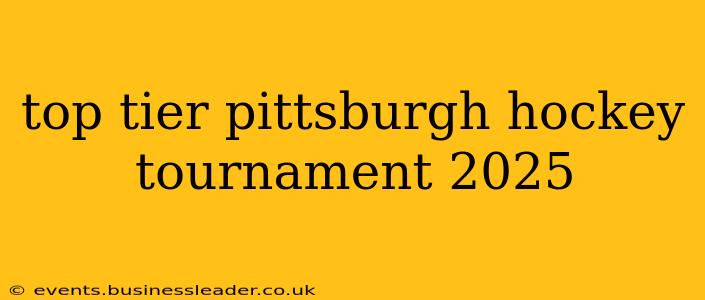 top tier pittsburgh hockey tournament 2025