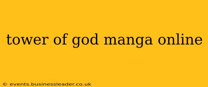 tower of god manga online