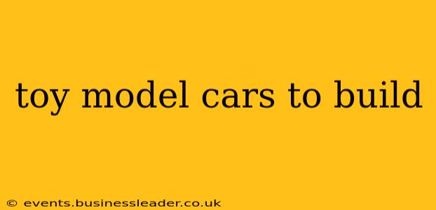 toy model cars to build