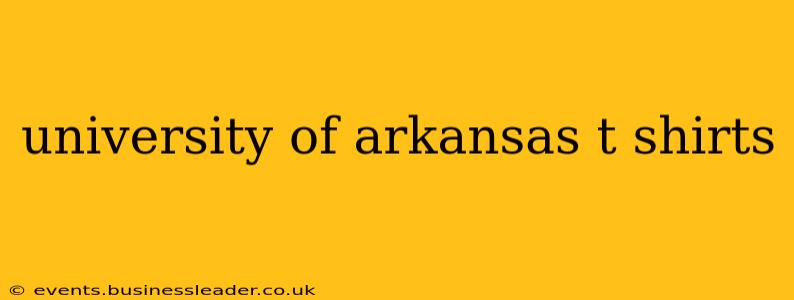 university of arkansas t shirts