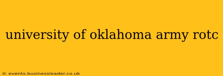 university of oklahoma army rotc