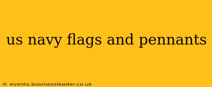 us navy flags and pennants
