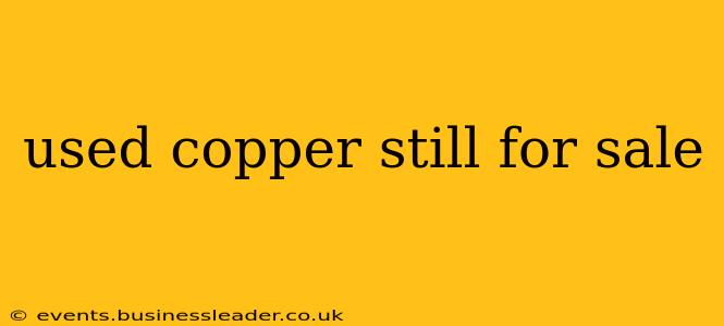 used copper still for sale
