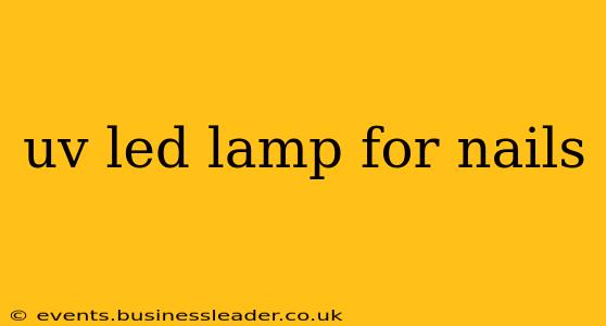 uv led lamp for nails