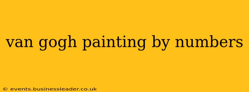 van gogh painting by numbers