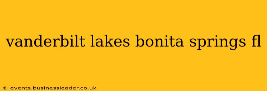 vanderbilt lakes bonita springs fl