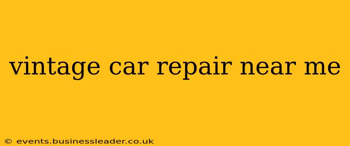 vintage car repair near me