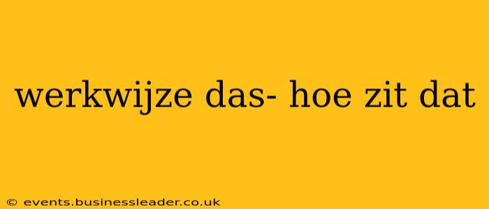 werkwijze das- hoe zit dat