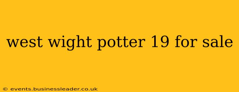 west wight potter 19 for sale