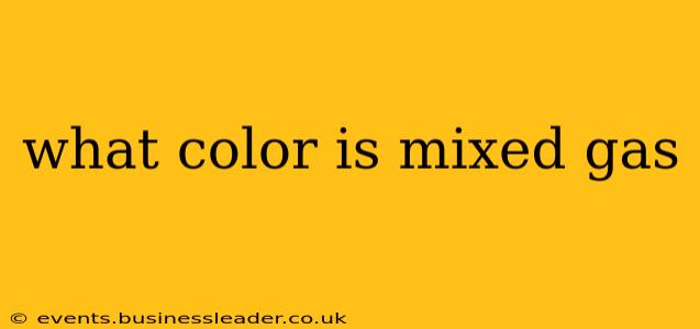 what color is mixed gas