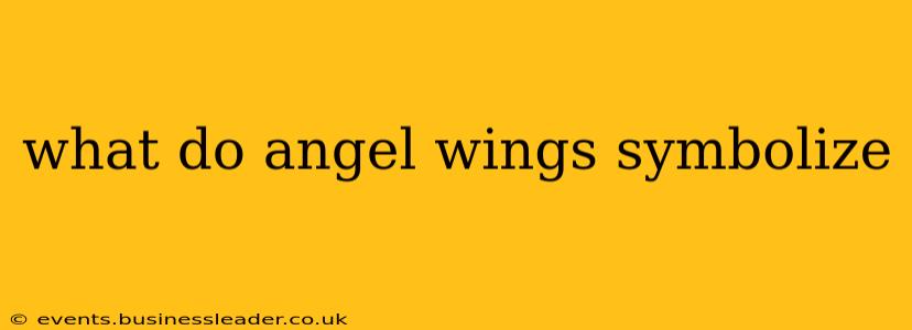 what do angel wings symbolize
