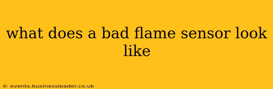 what does a bad flame sensor look like