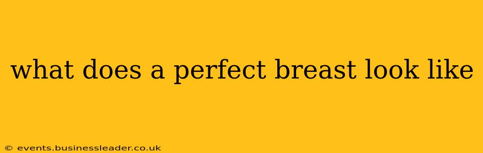 what does a perfect breast look like