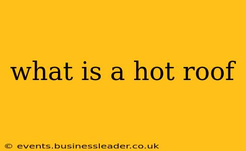 what is a hot roof