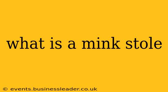 what is a mink stole