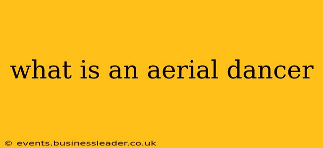 what is an aerial dancer