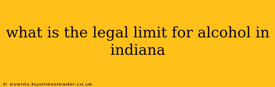 what is the legal limit for alcohol in indiana
