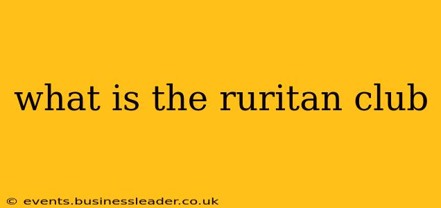 what is the ruritan club