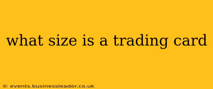 what size is a trading card