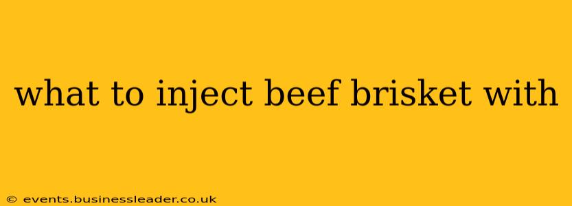 what to inject beef brisket with