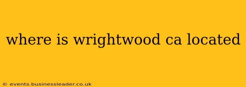 where is wrightwood ca located