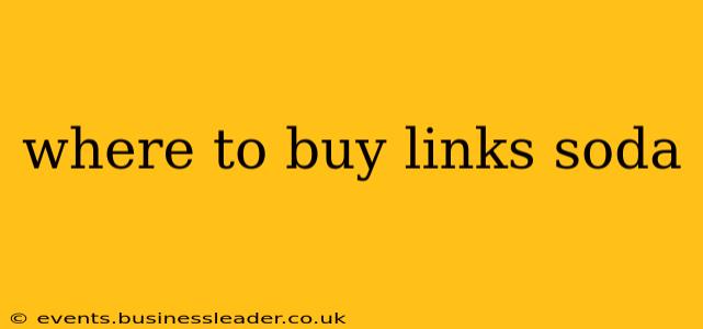 where to buy links soda