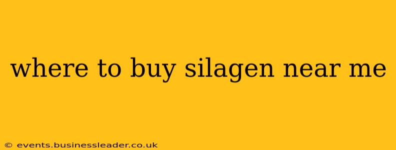 where to buy silagen near me
