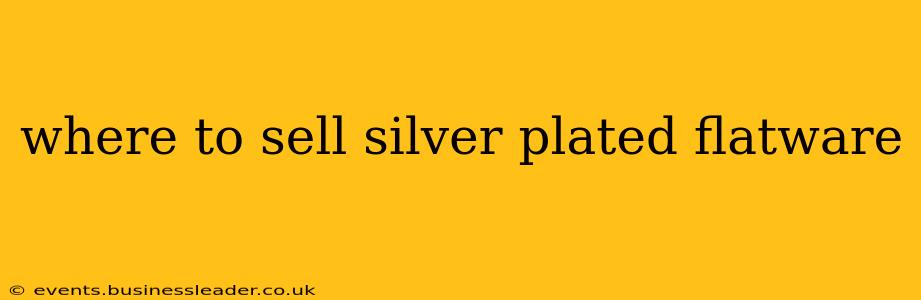 where to sell silver plated flatware