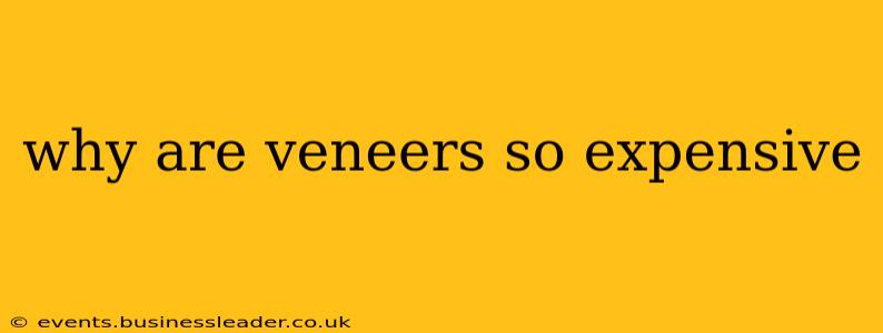 why are veneers so expensive