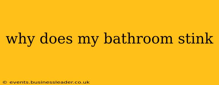 why does my bathroom stink