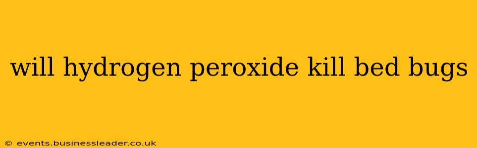 will hydrogen peroxide kill bed bugs