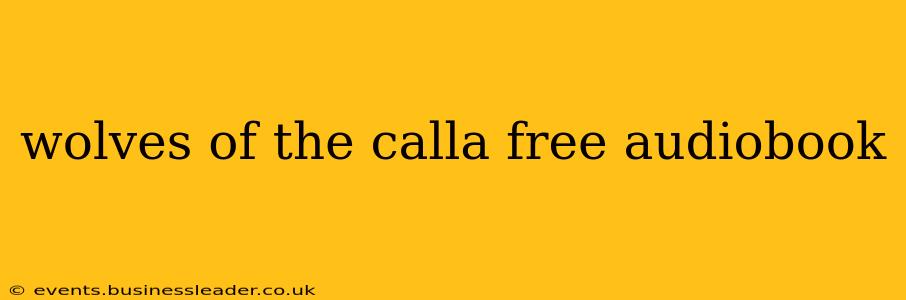 wolves of the calla free audiobook