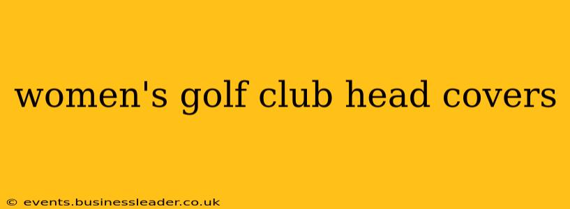 women's golf club head covers