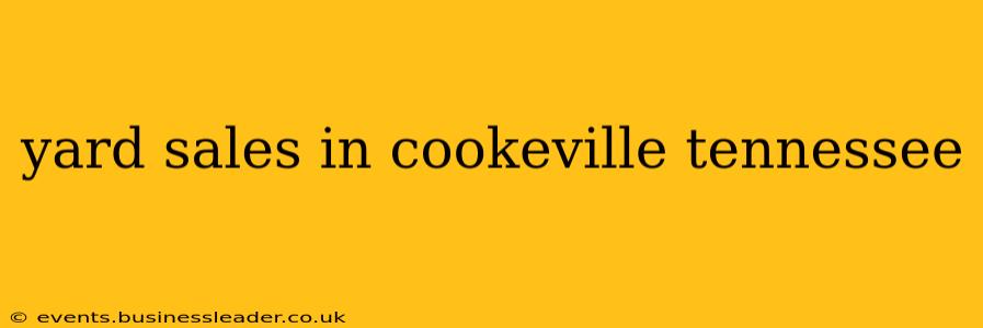 yard sales in cookeville tennessee